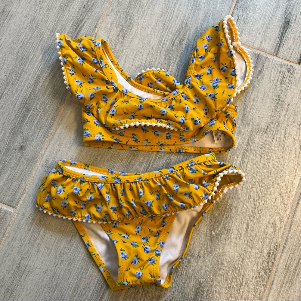 Janie and Jack yellow bikini 2T